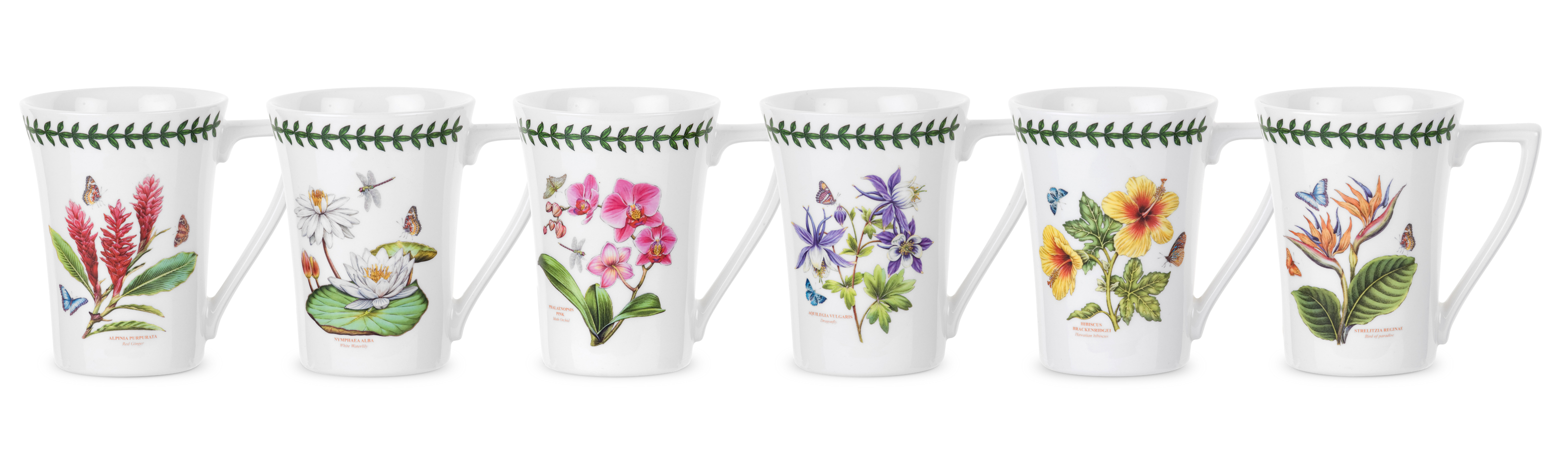 Exotic Botanic Garden Set of 6 Mandarin Mugs image number null